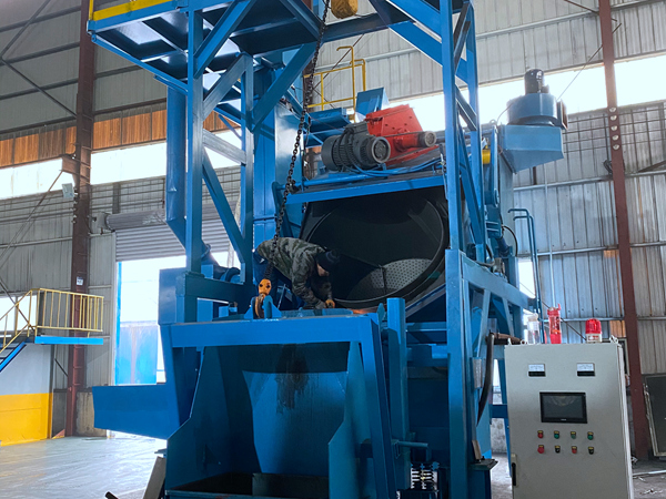 1-8 Automatic shot blasting machine